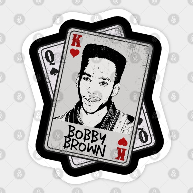 Retro Bobby Brown 80s Card Style Sticker by Slepet Anis